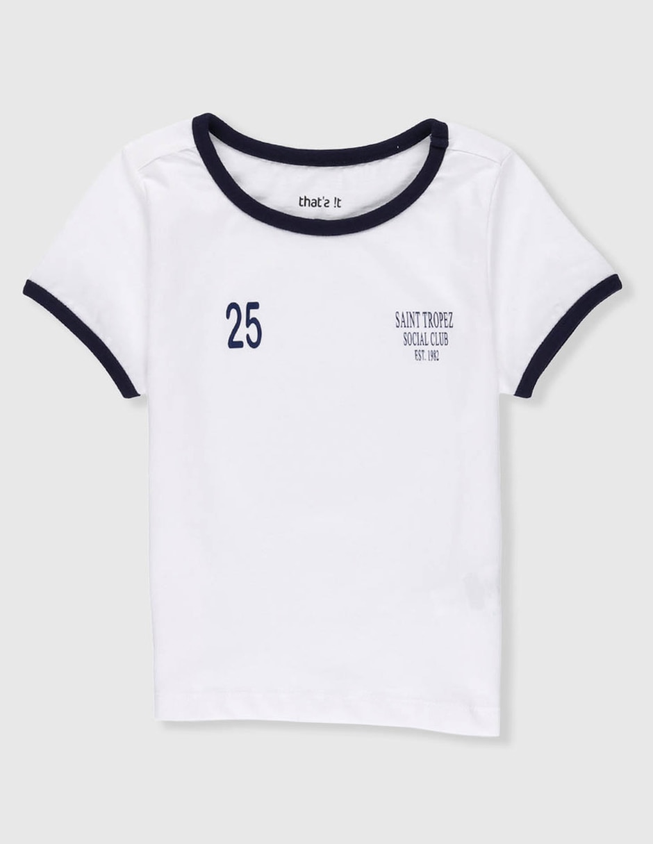 Playera manga corta para niña