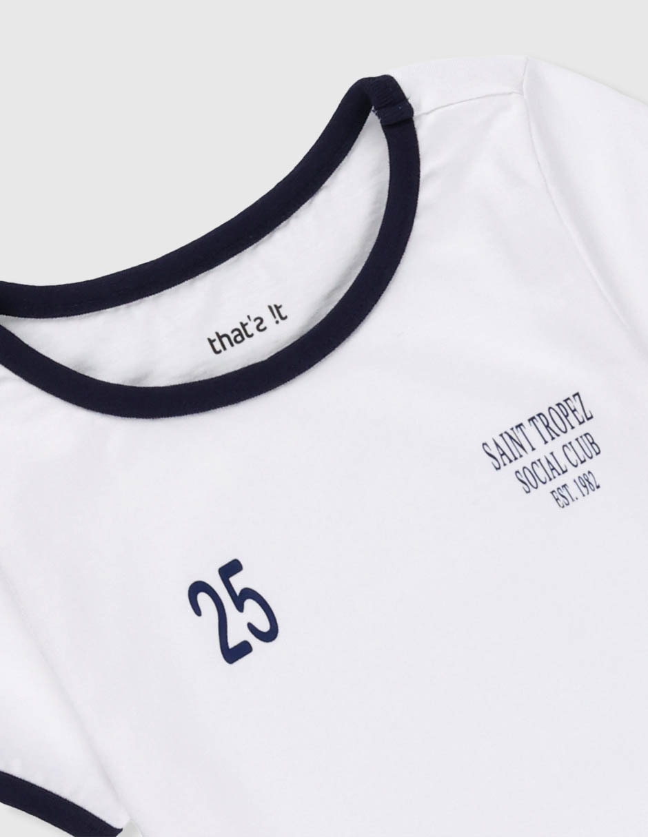 Playera manga corta para niña 4