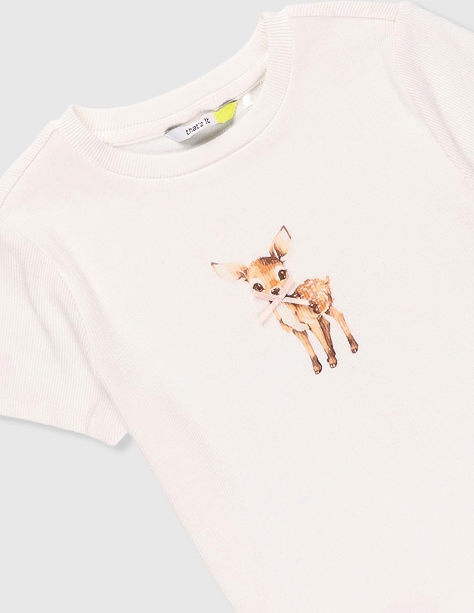 Playera manga corta para niña 3