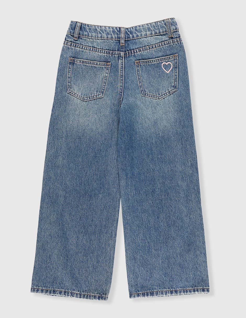 Jeans straight para niña 2