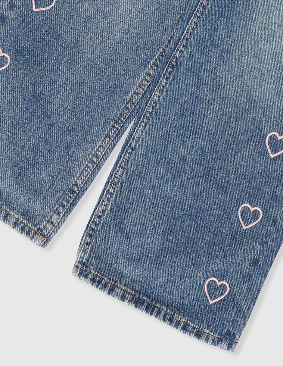Jeans straight para niña 3