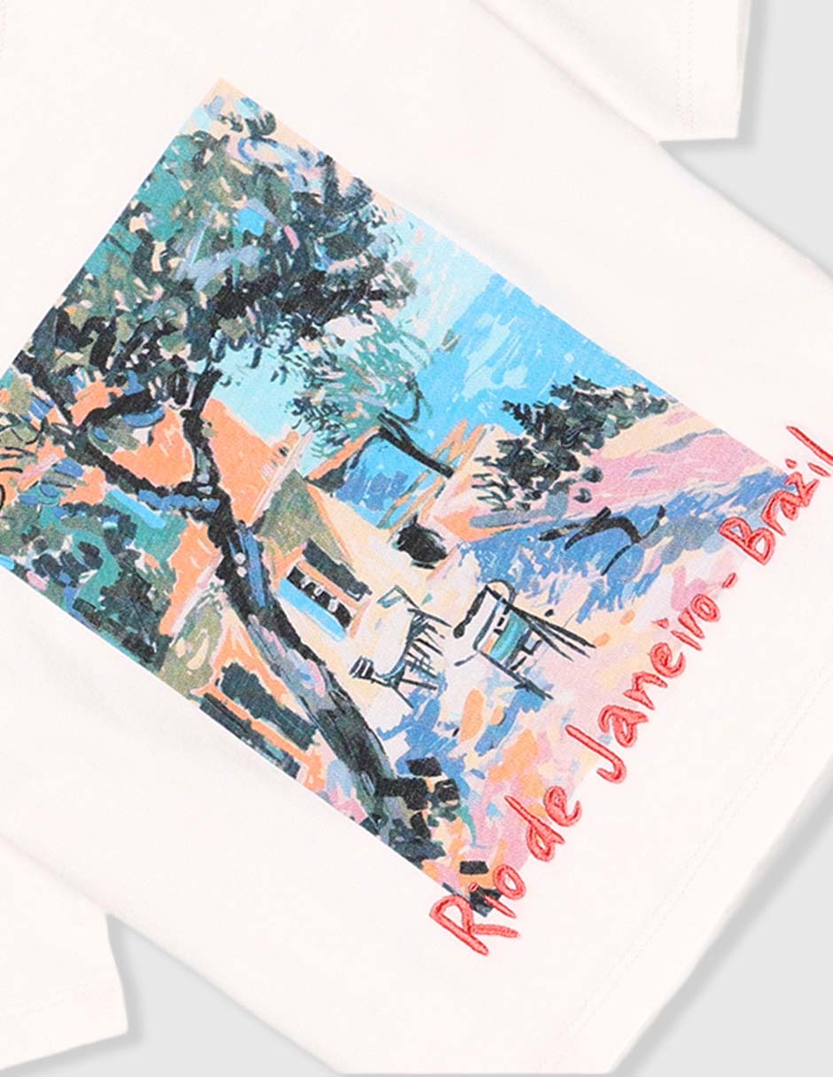 Playera manga corta para niña 3