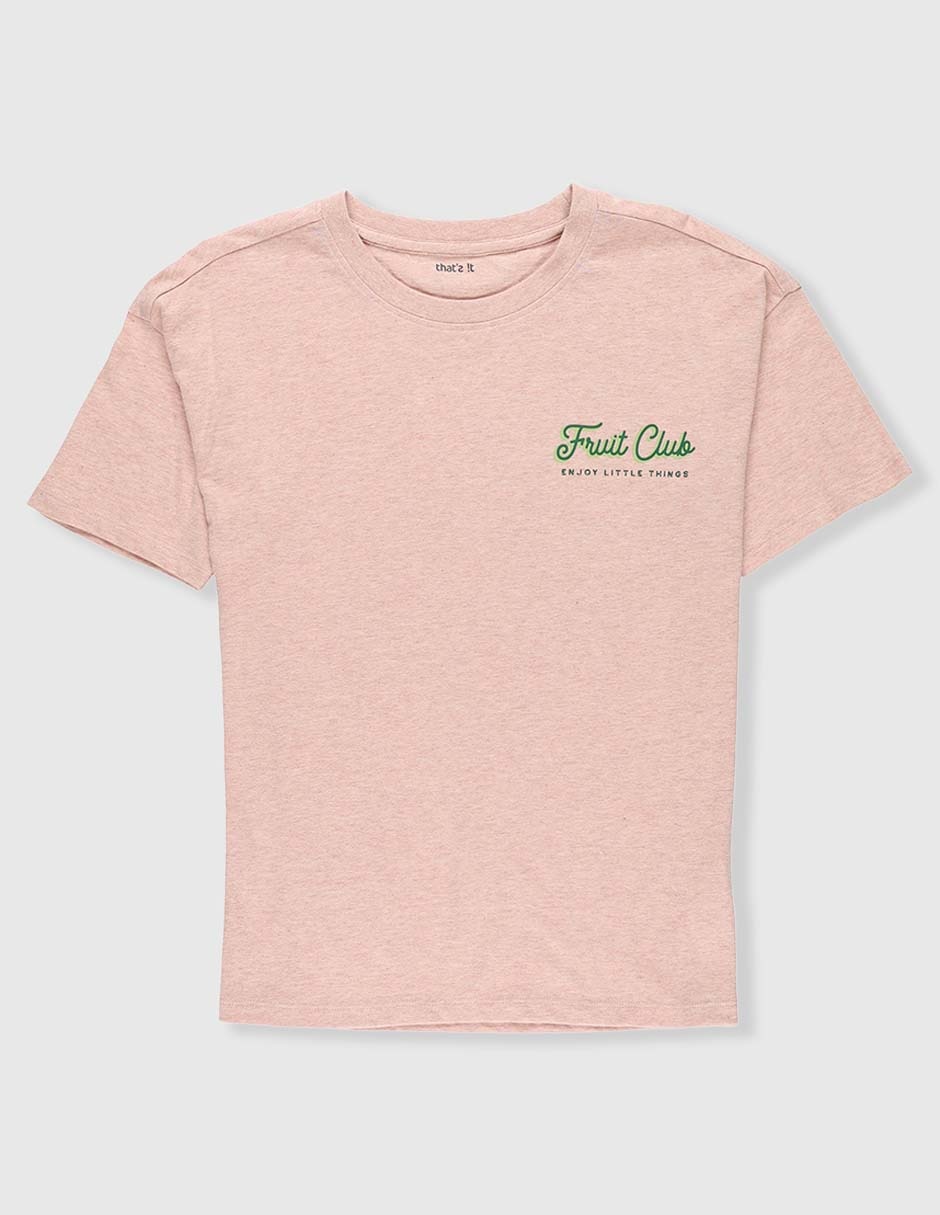 Playera manga corta para niña