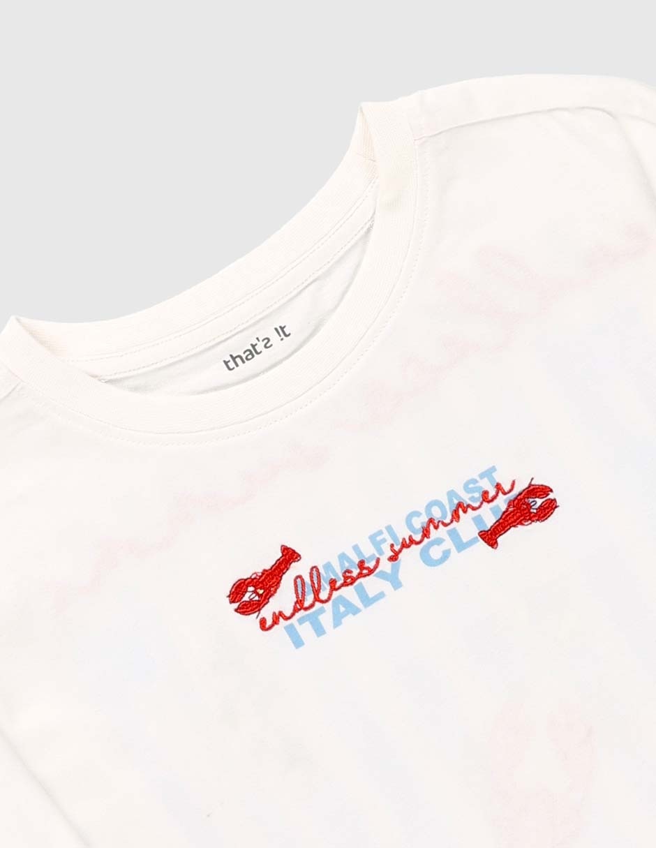 Playera Italy Club manga corta para niña 3