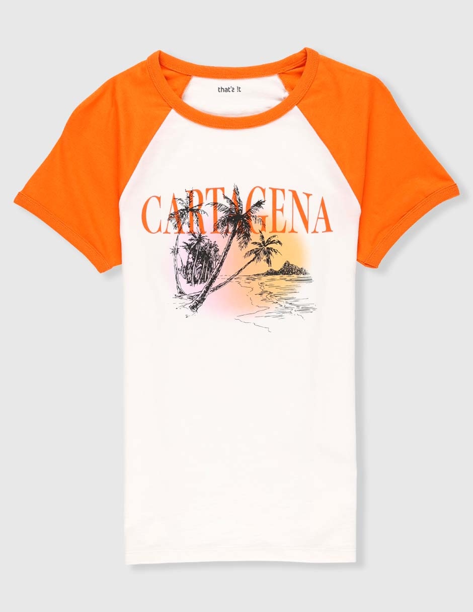 Playera manga corta para niña Playera manga corta para niña