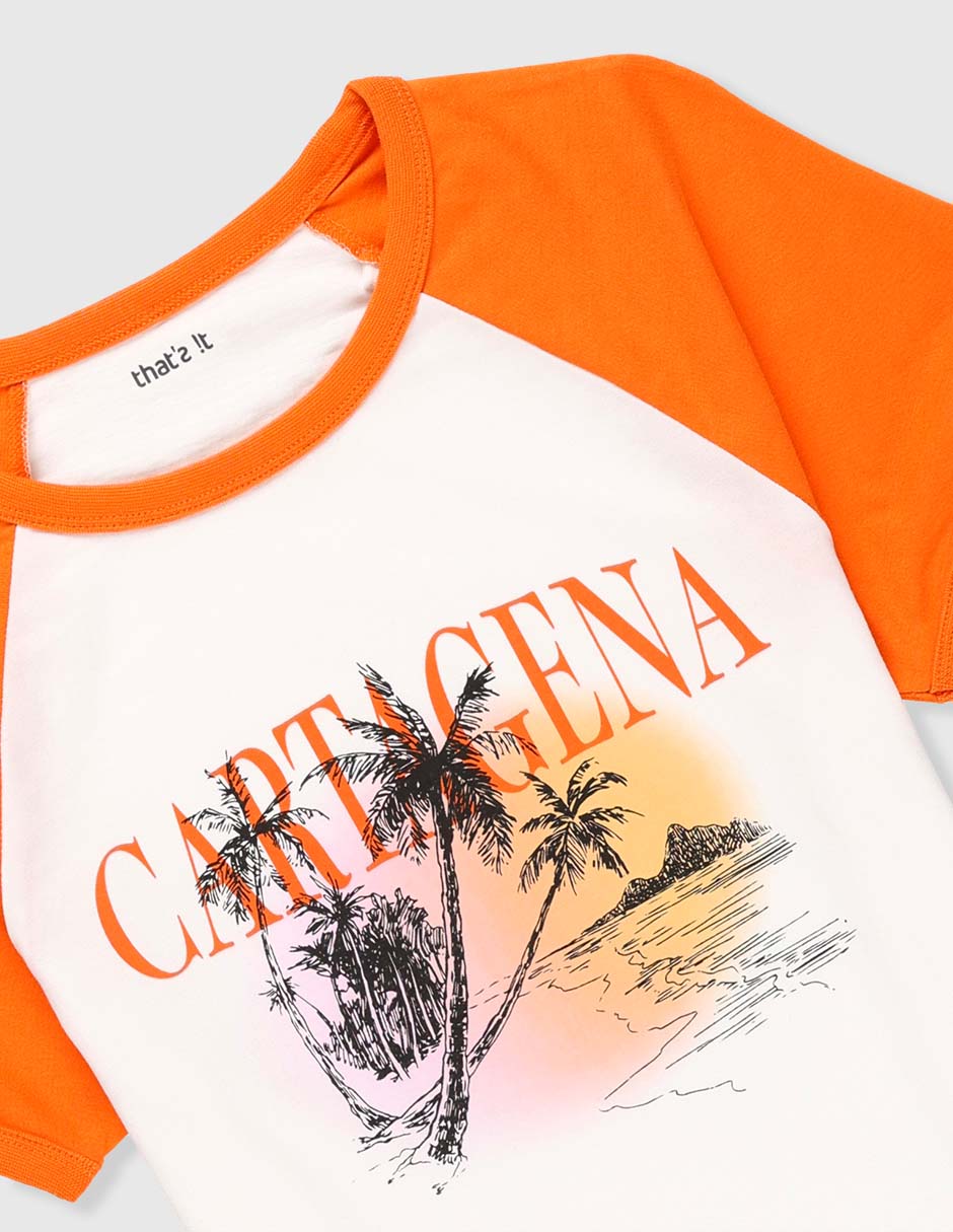Playera manga corta para niña 3