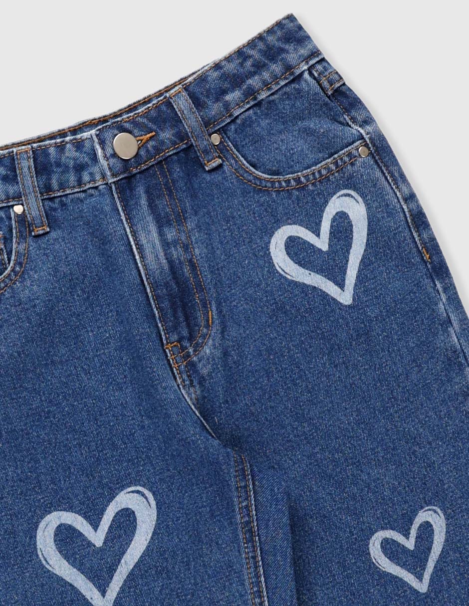 Jeans straight para niña 6