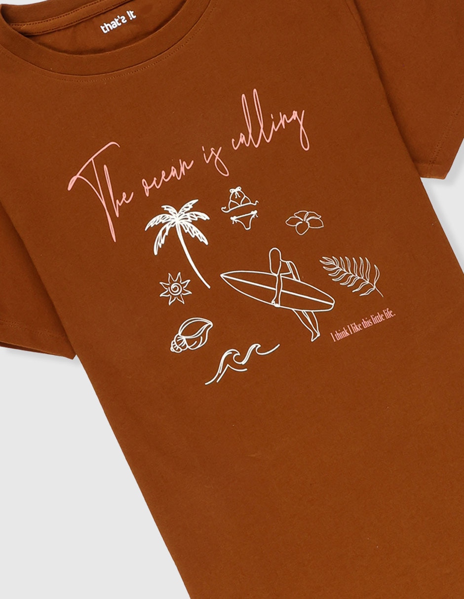 Playera manga corta para niña 4