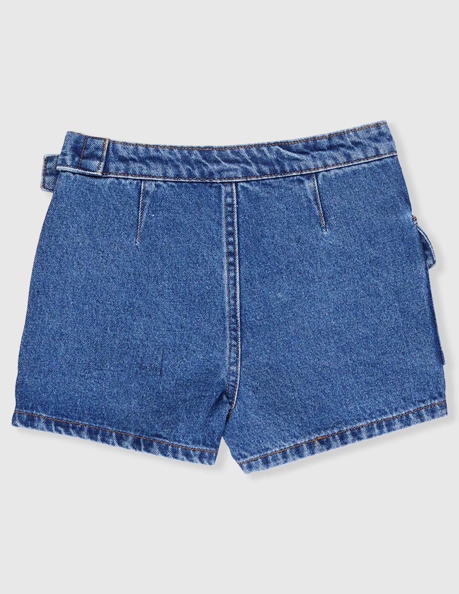 Falda short de mezclilla para niña 2