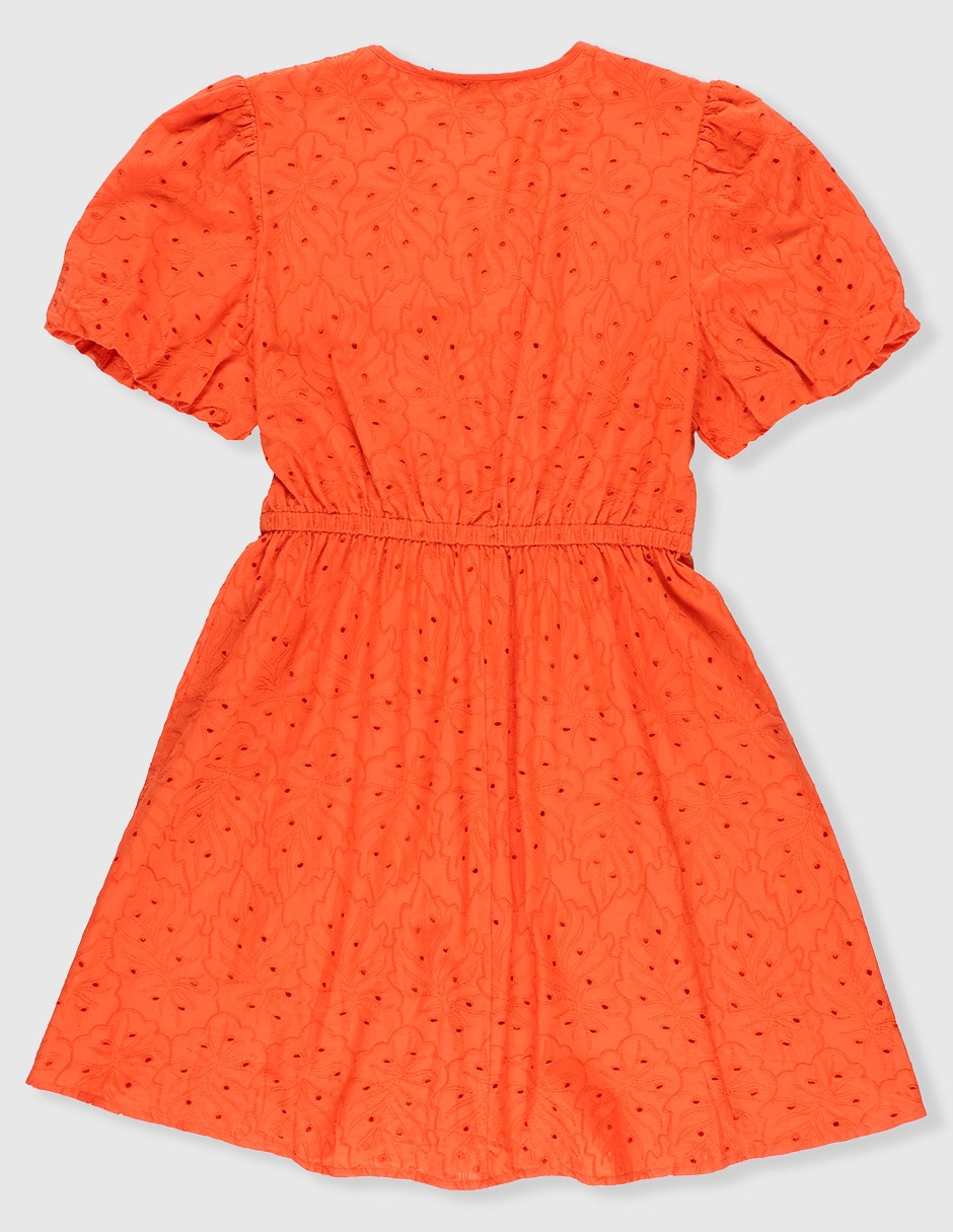 Vestido manga globo para niña 2