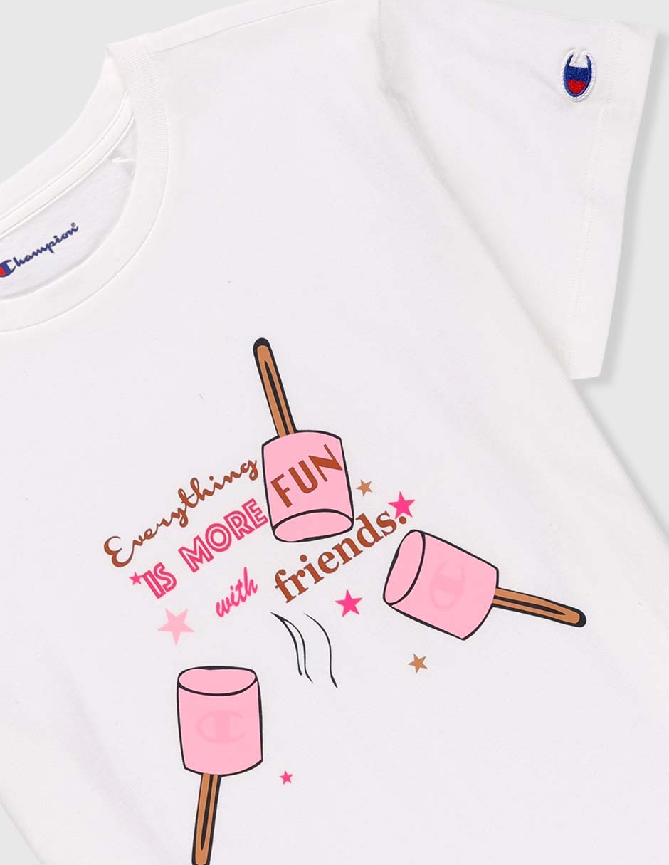 Playera manga corta para preescolar niña 3