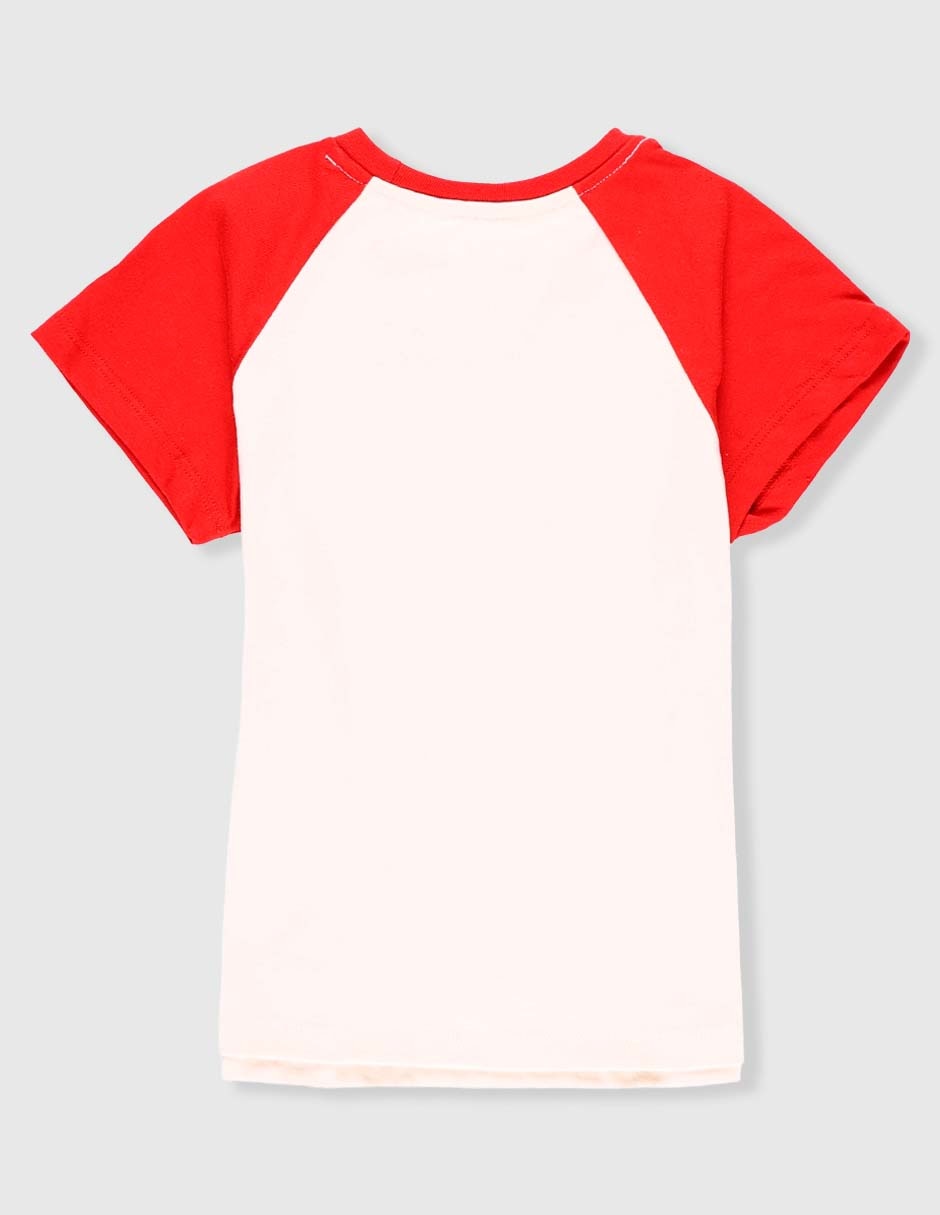 Playera Stranger Things manga corta para niña 2