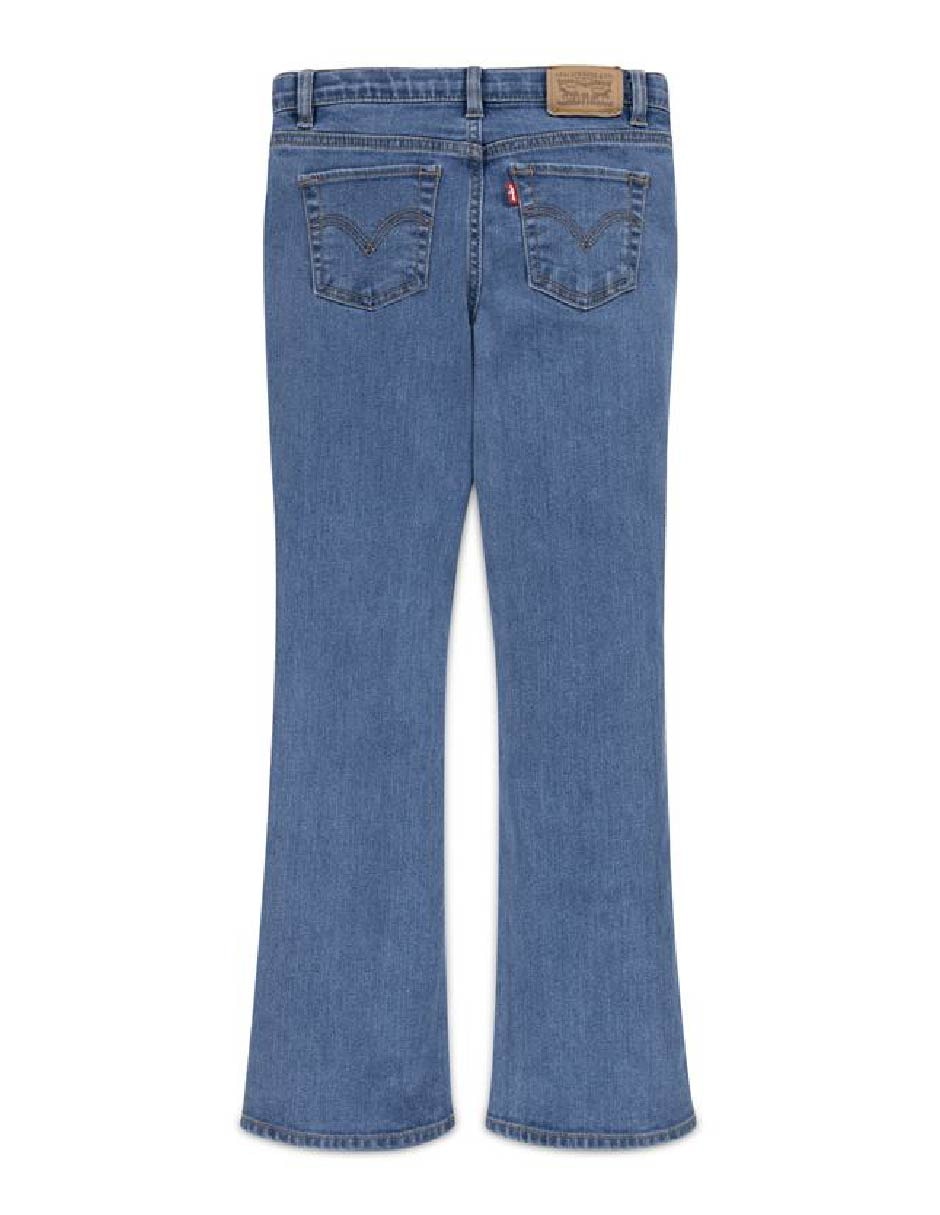 Jeans relaxed amplio 41E915-L3S lavado medio para niña 2