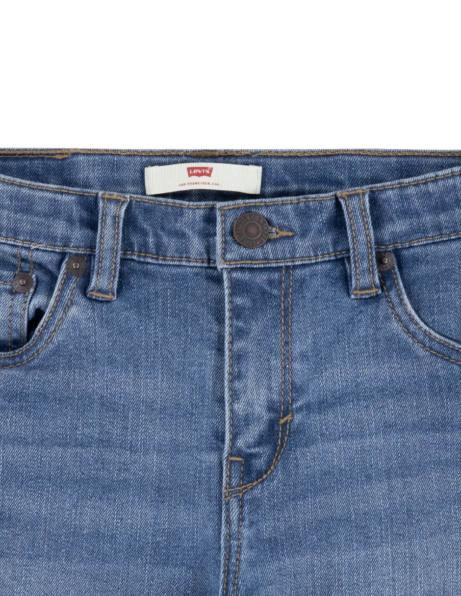 Jeans relaxed amplio 41E915-L3S lavado medio para niña 3