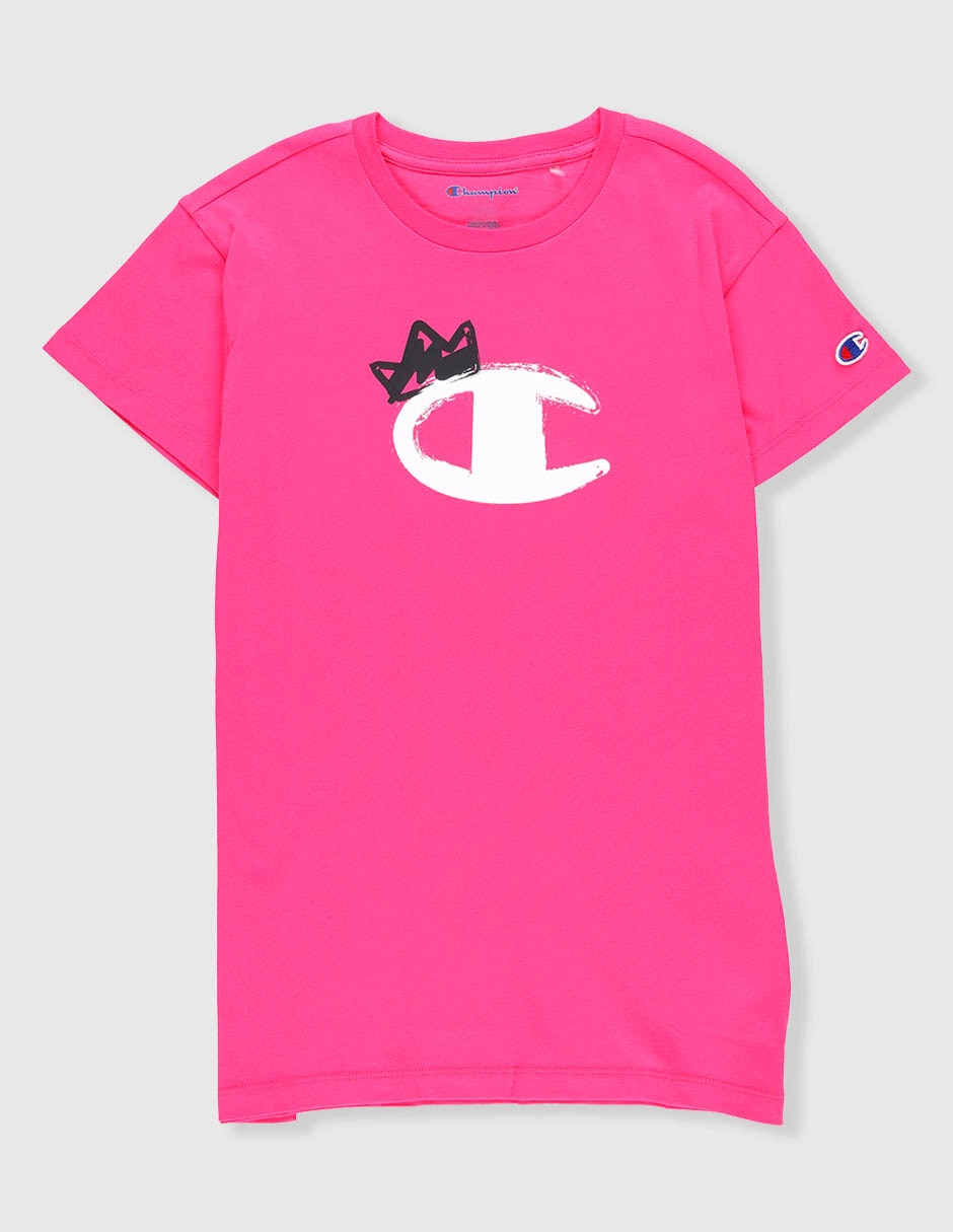 Playera manga corta para niña