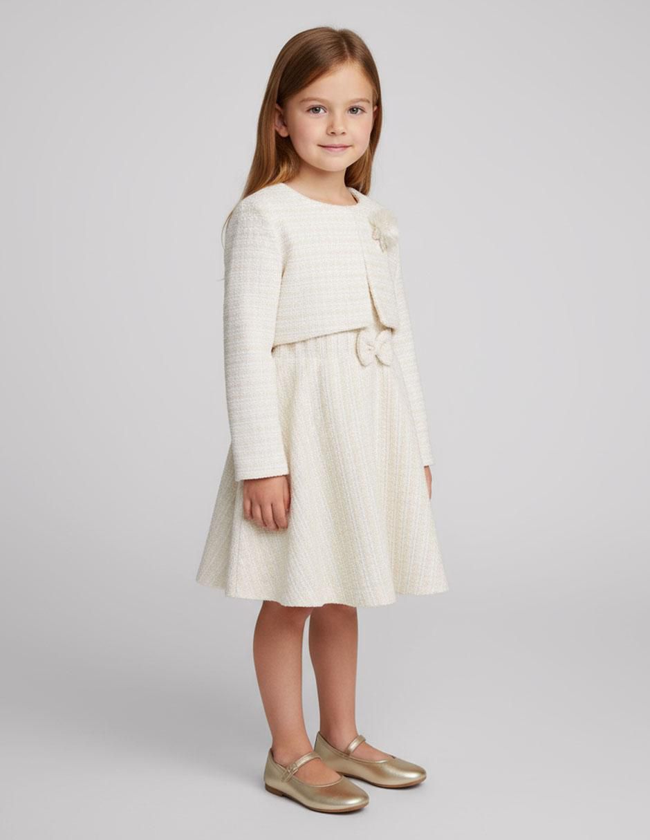 Conjunto formal Lisboa para niña 3 piezas Conjunto formal Lisboa para niña 3 piezas