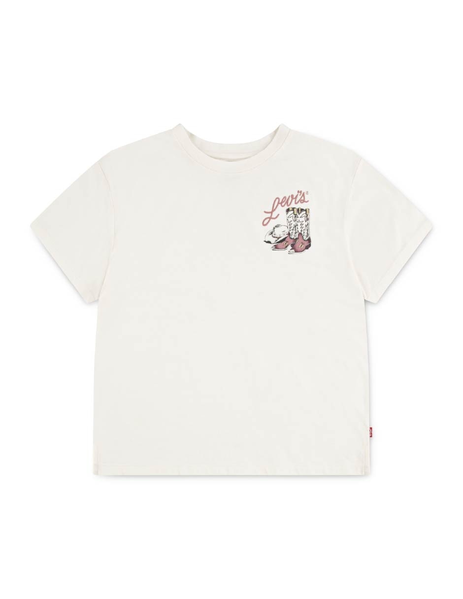 Playera manga corta para niña