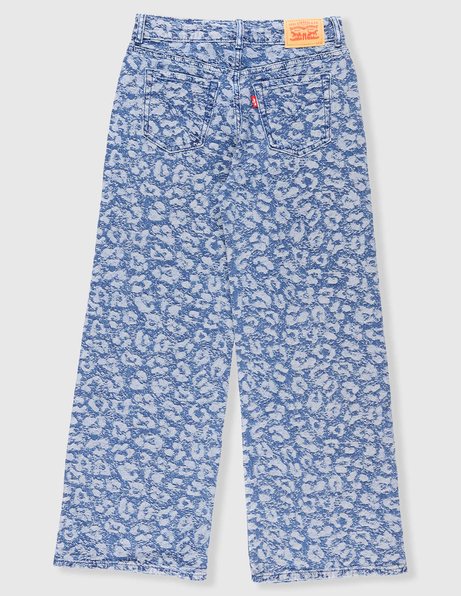 Jeans relaxed baggy 41P169-DAR para niña 2