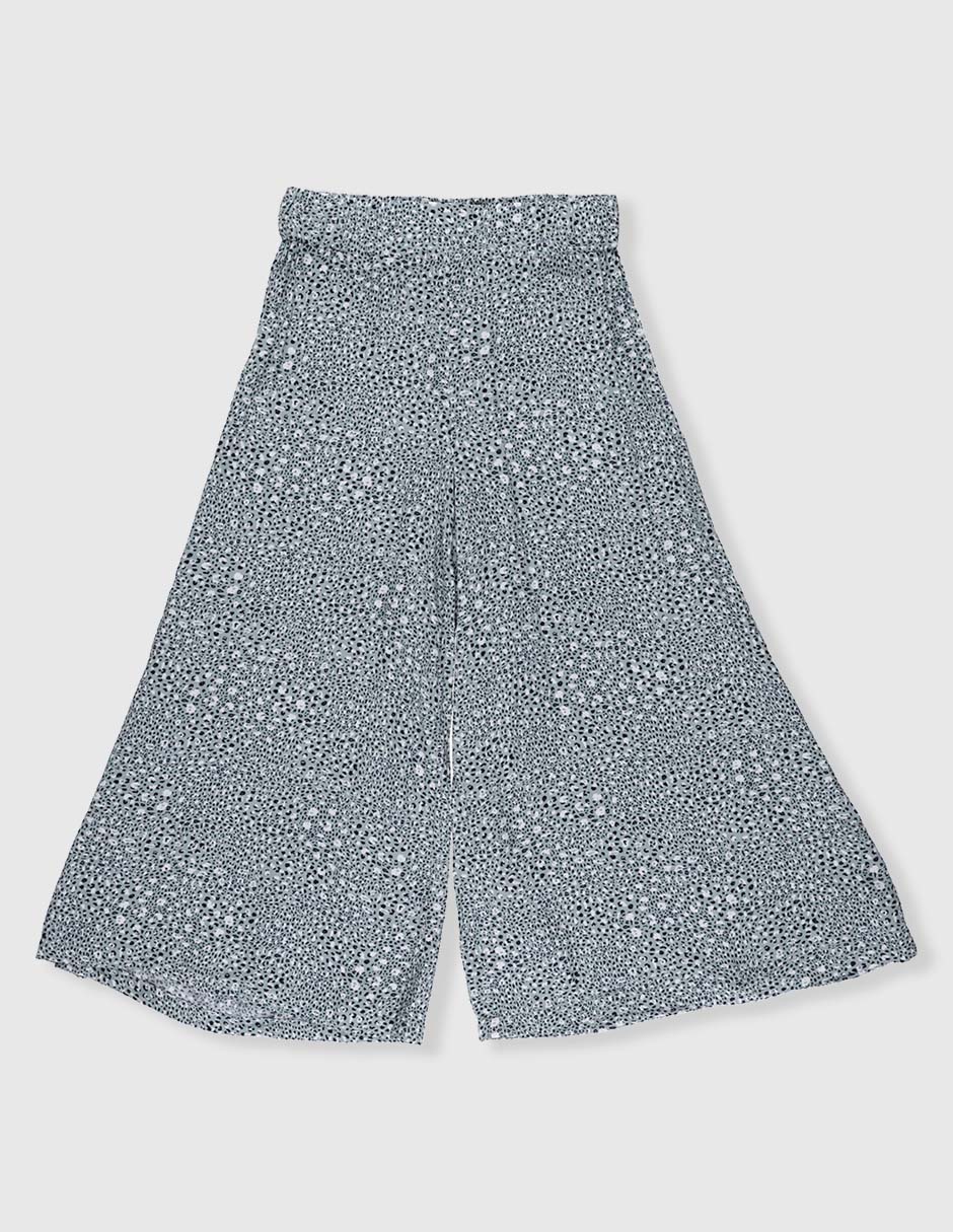Pantalón con resorte relaxed para niña Pantalón con resorte relaxed para niña