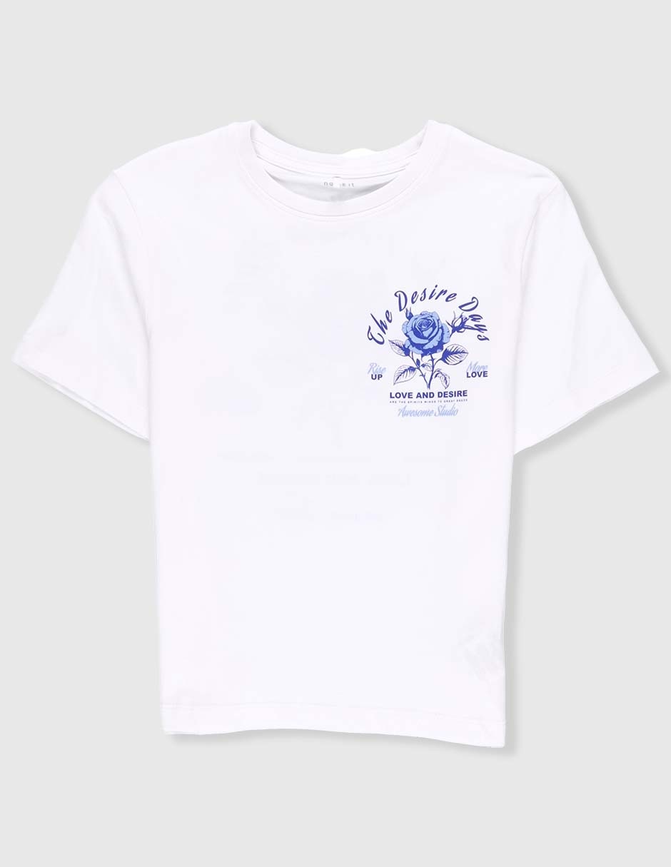 Playera manga corta para niña Playera manga corta para niña