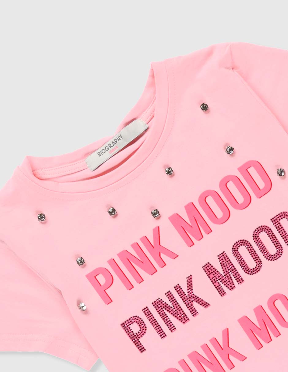 Playera manga corta para niña 4