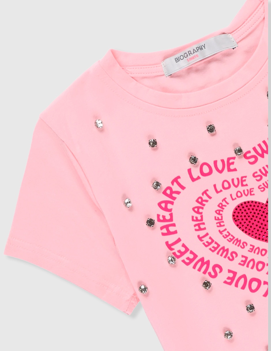 Playera manga corta para niña 3