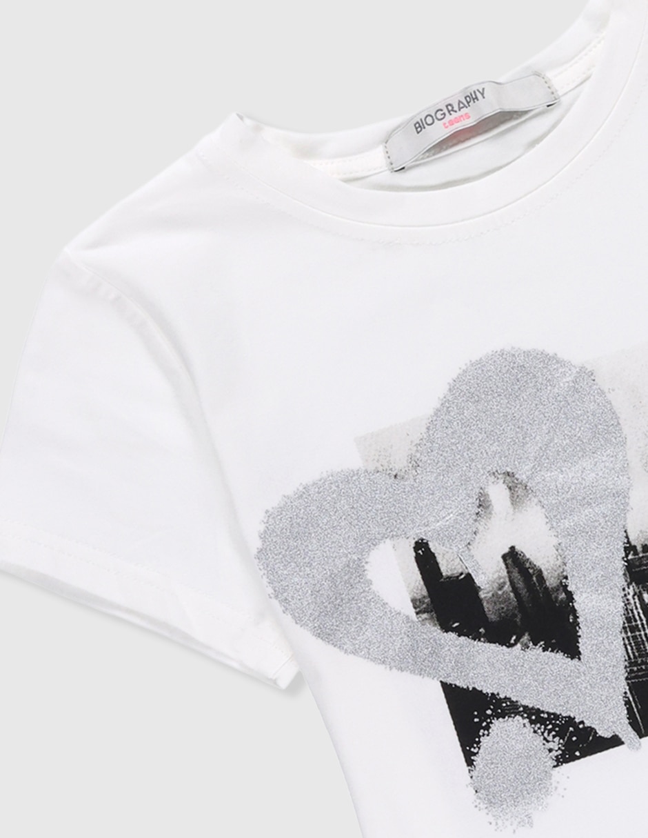 Playera manga corta para niña 3