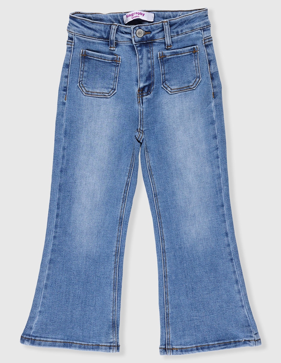 Jeans flare para niña
