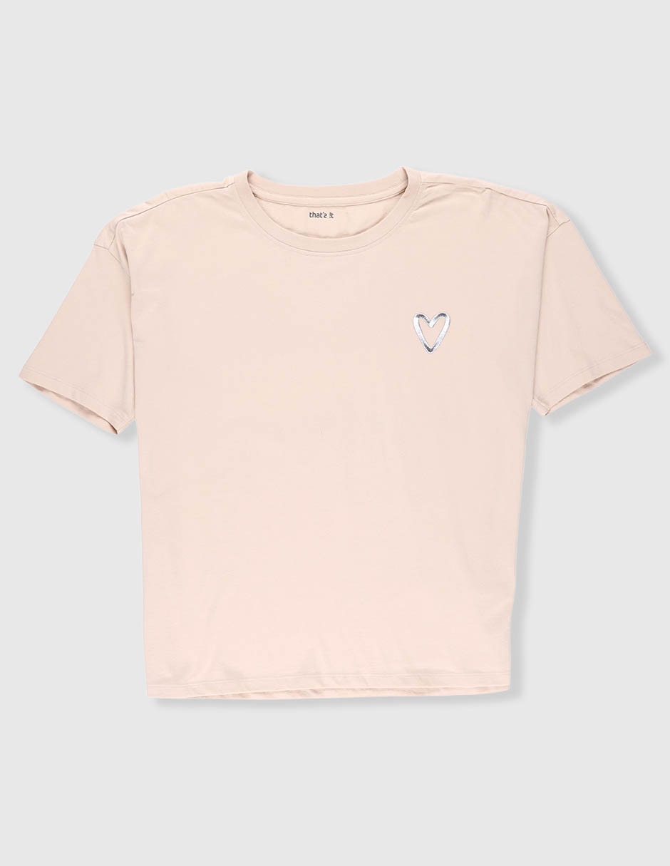 Playera manga corta para niña Playera manga corta para niña