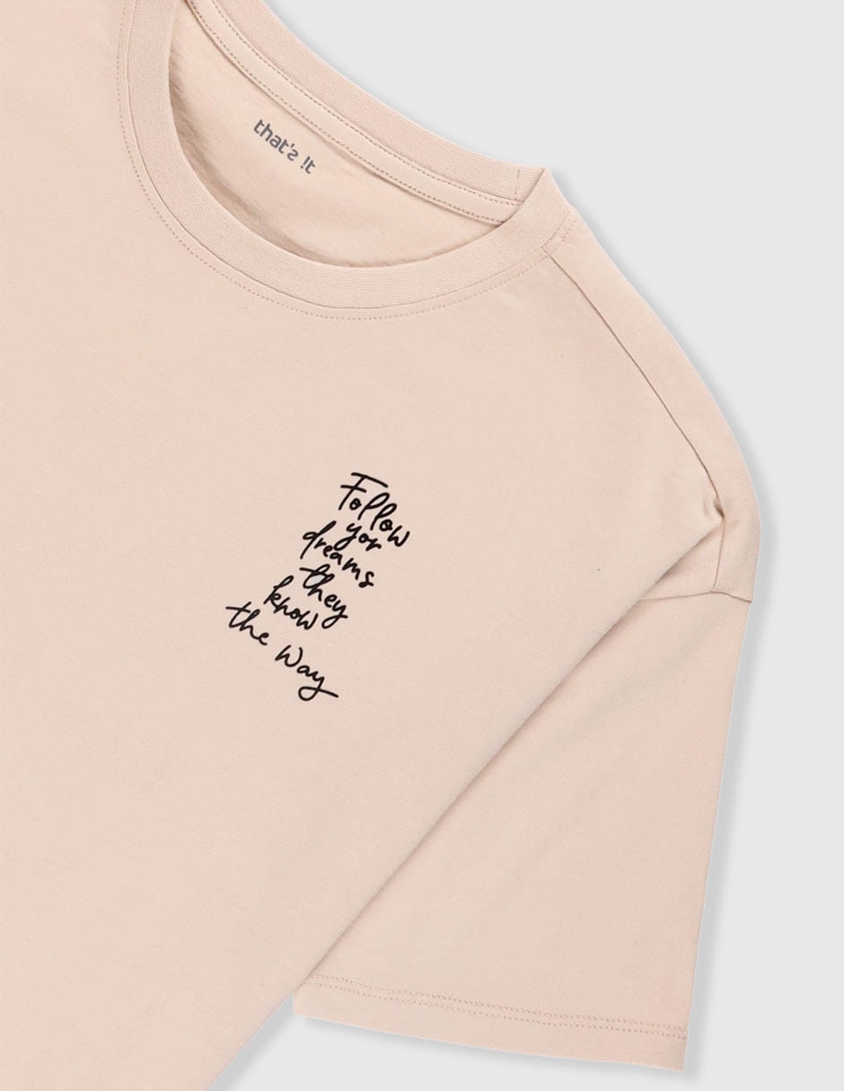 Playera manga corta para niña 3
