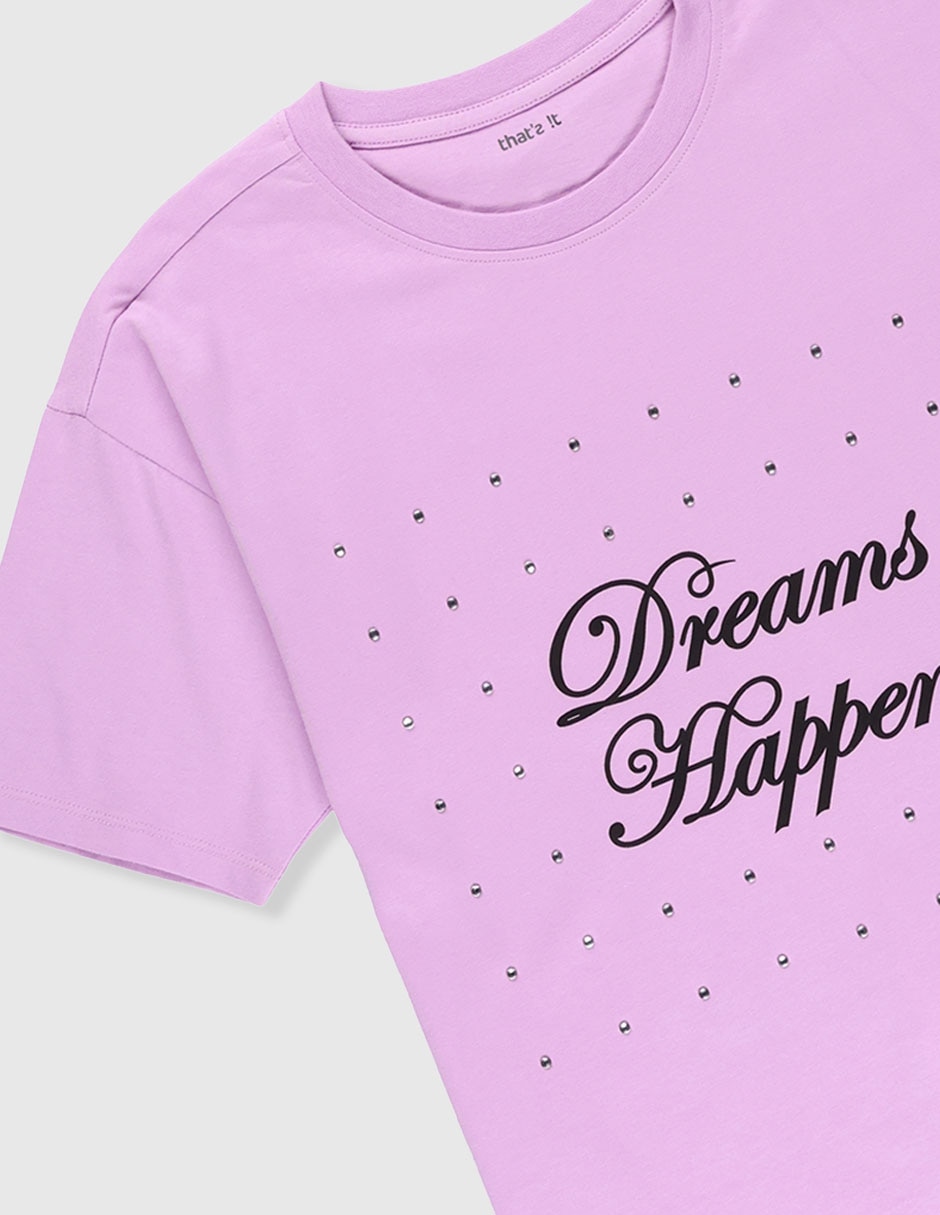 Playera manga corta para niña 3