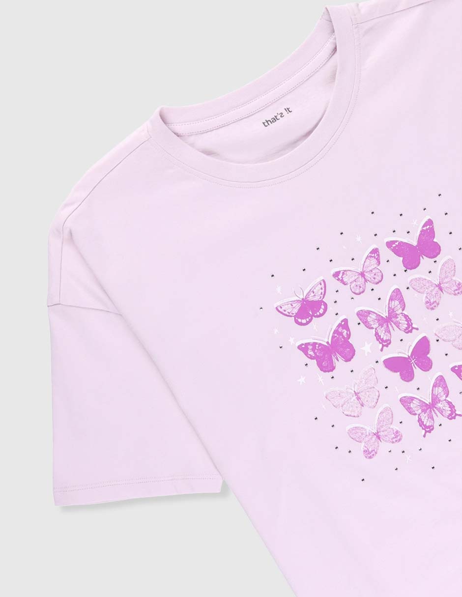 Playera manga corta para niña 3