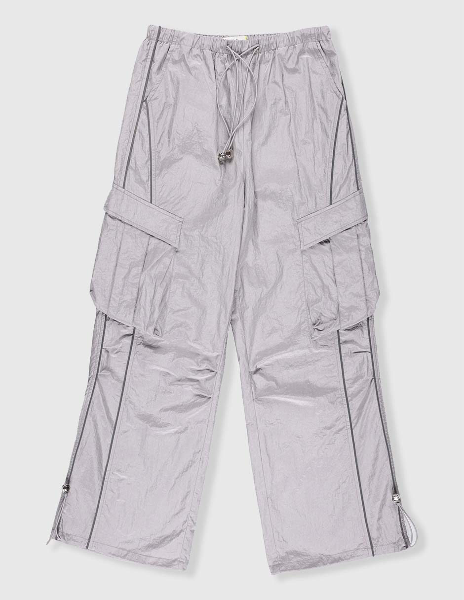 Pantalón con resorte relaxed para niña Pantalón con resorte relaxed para niña