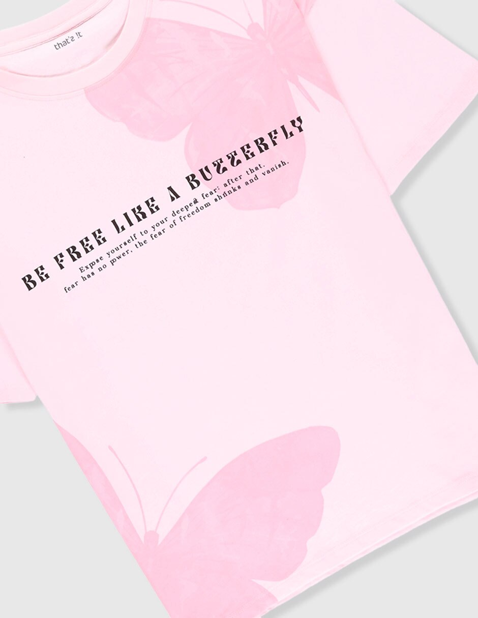 Playera manga corta para niña 4