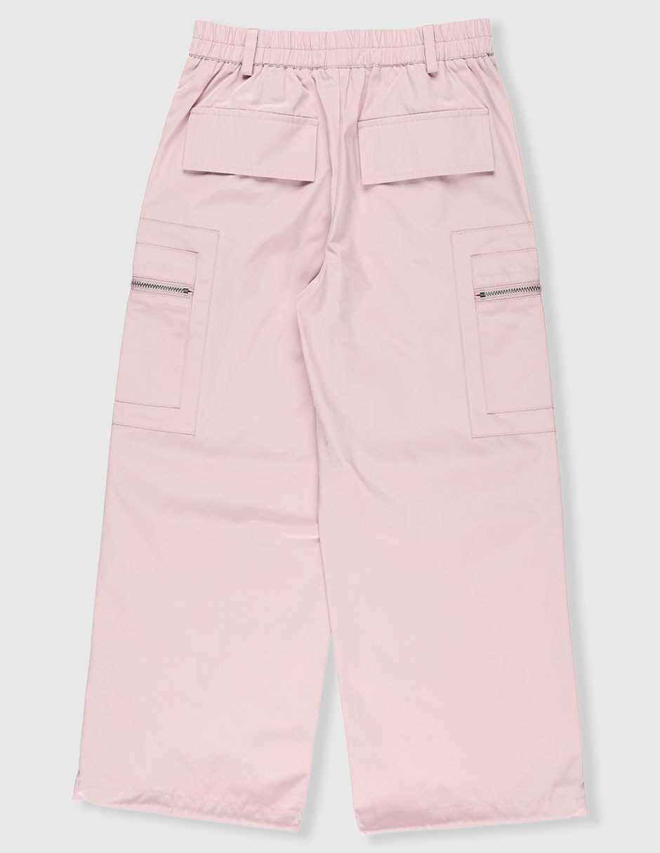 Pantalón con resorte cargo para niña 2