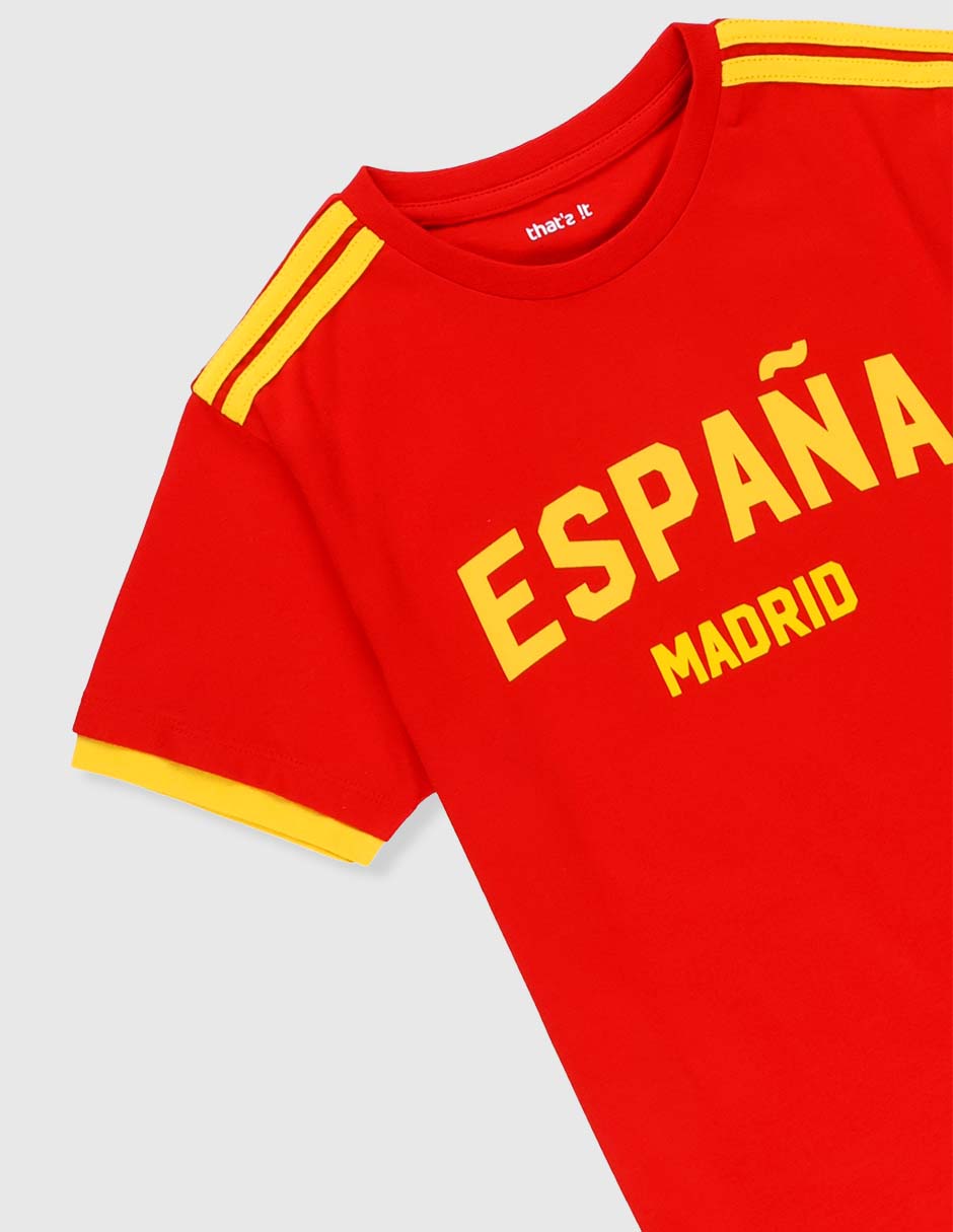 Playera España manga corta para niña 4