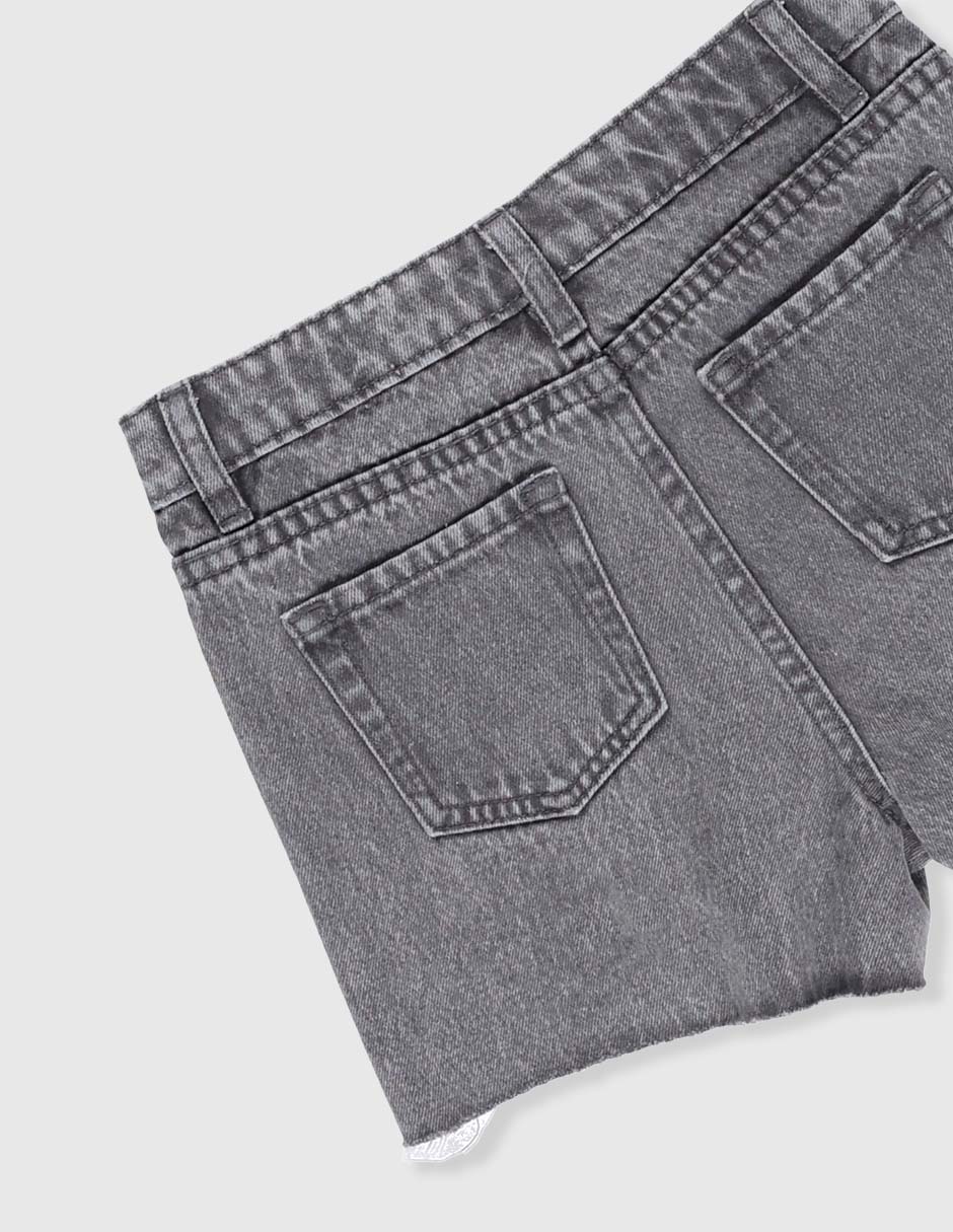Falda short de mezclilla para niña 4