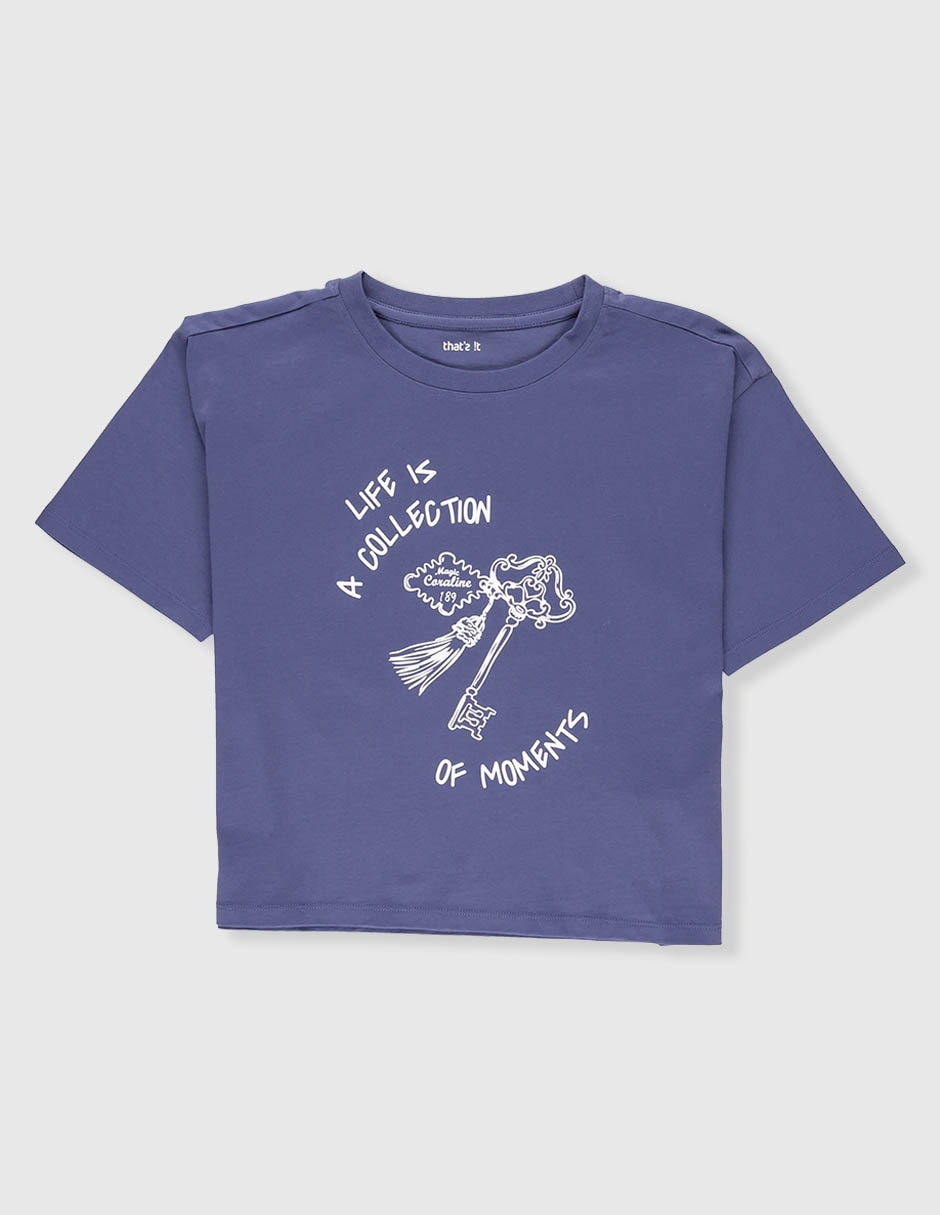 Playera manga corta para niña Playera manga corta para niña