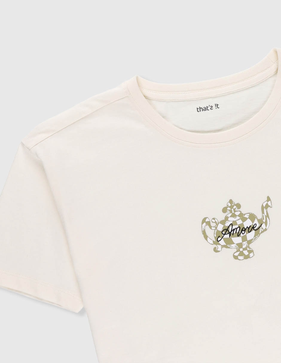 Playera manga corta para niña 2