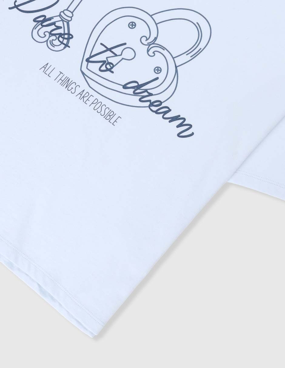 Playera manga corta para niña 4