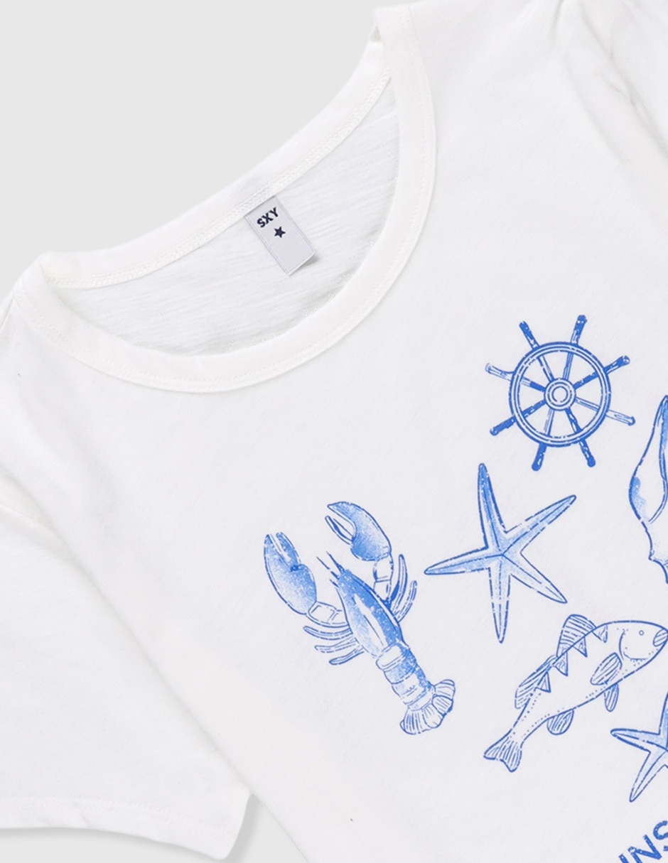 Playera manga corta para niña 3