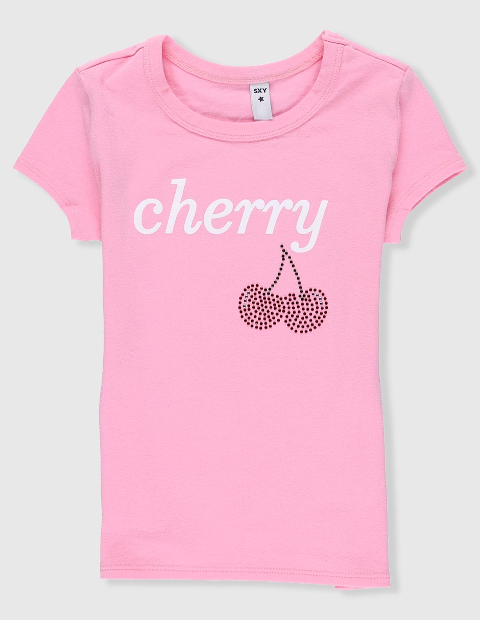 Playera manga corta para niña