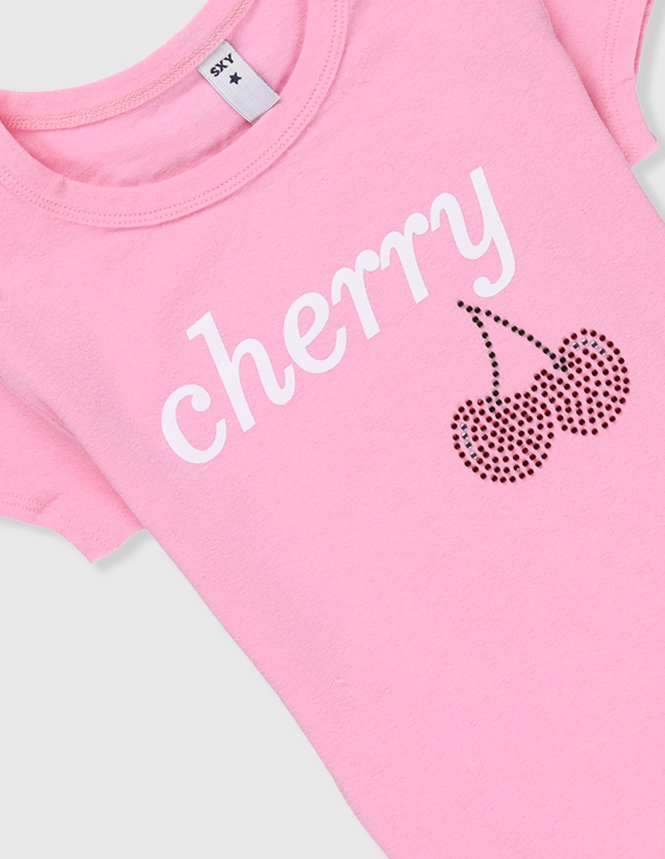 Playera manga corta para niña 4