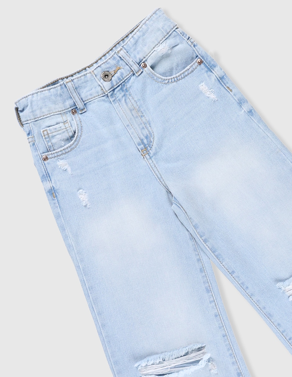 Jeans amplio para niña 4