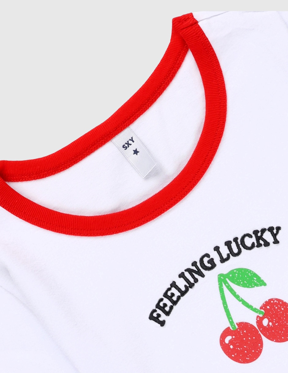 Playera manga corta para niña 4