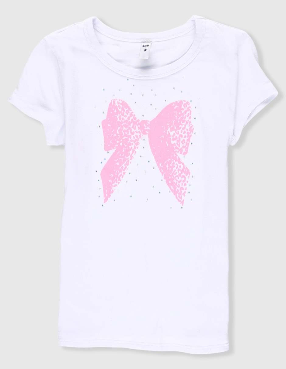 Playera manga corta para niña