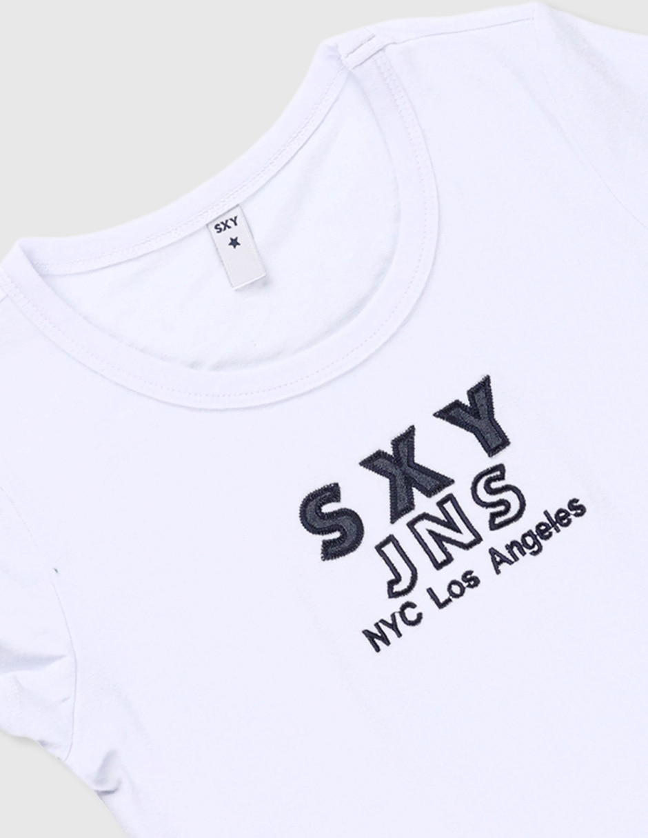 Playera manga corta para niña 3