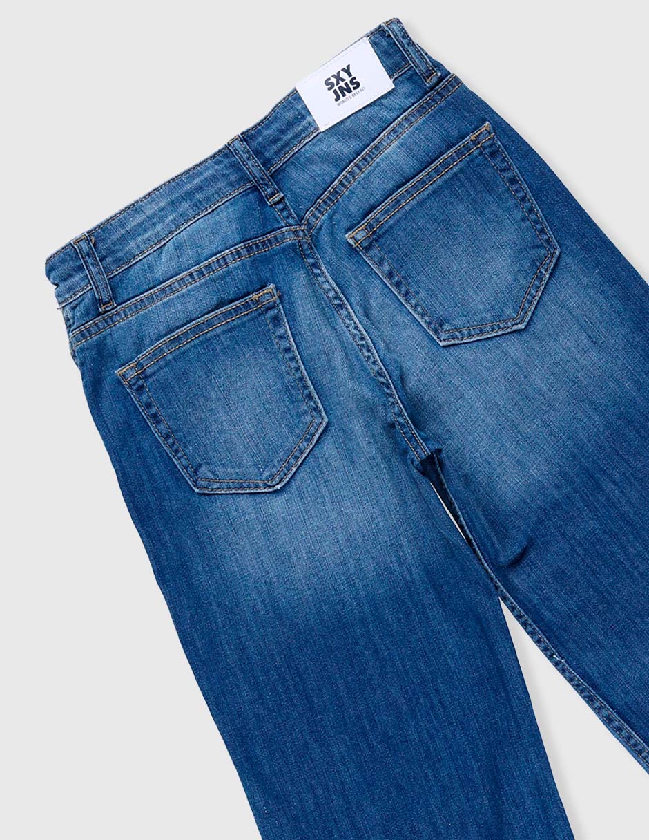 Jeans straight para niña 3