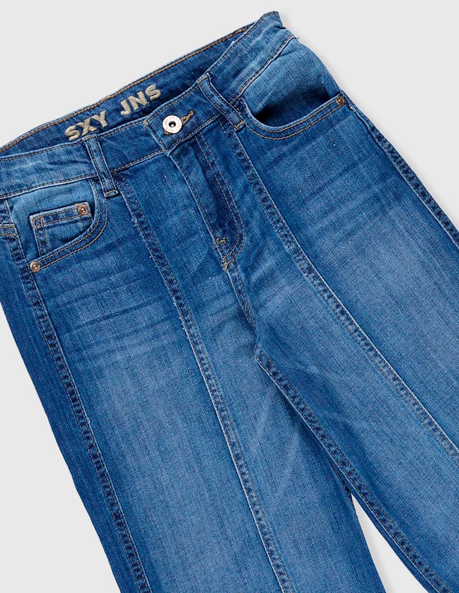 Jeans straight para niña 4