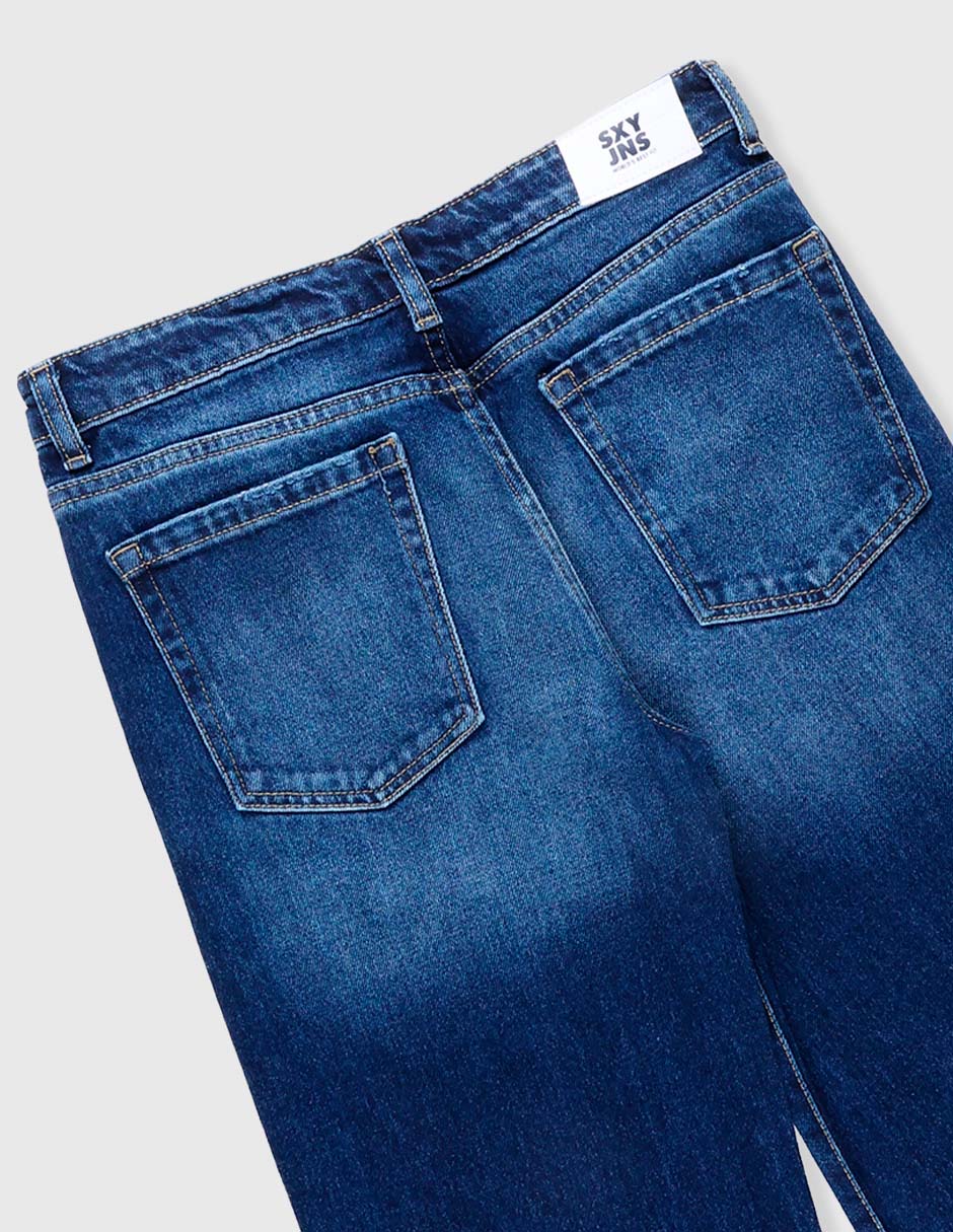 Jeans amplio para niña 4